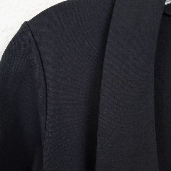 Theory Gray Viscose V Neck Front Tie Pocket Dress - Picture 6 of 13